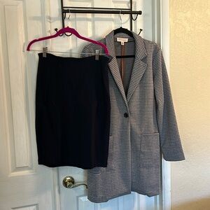 Philosophy Houndstooth blazer and skirt size 6 /M